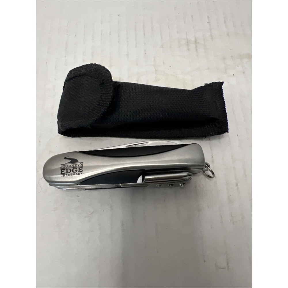 JOURNEYS EDGE MULTI TOOL FOR CAMPING WITH STORAGE CASE